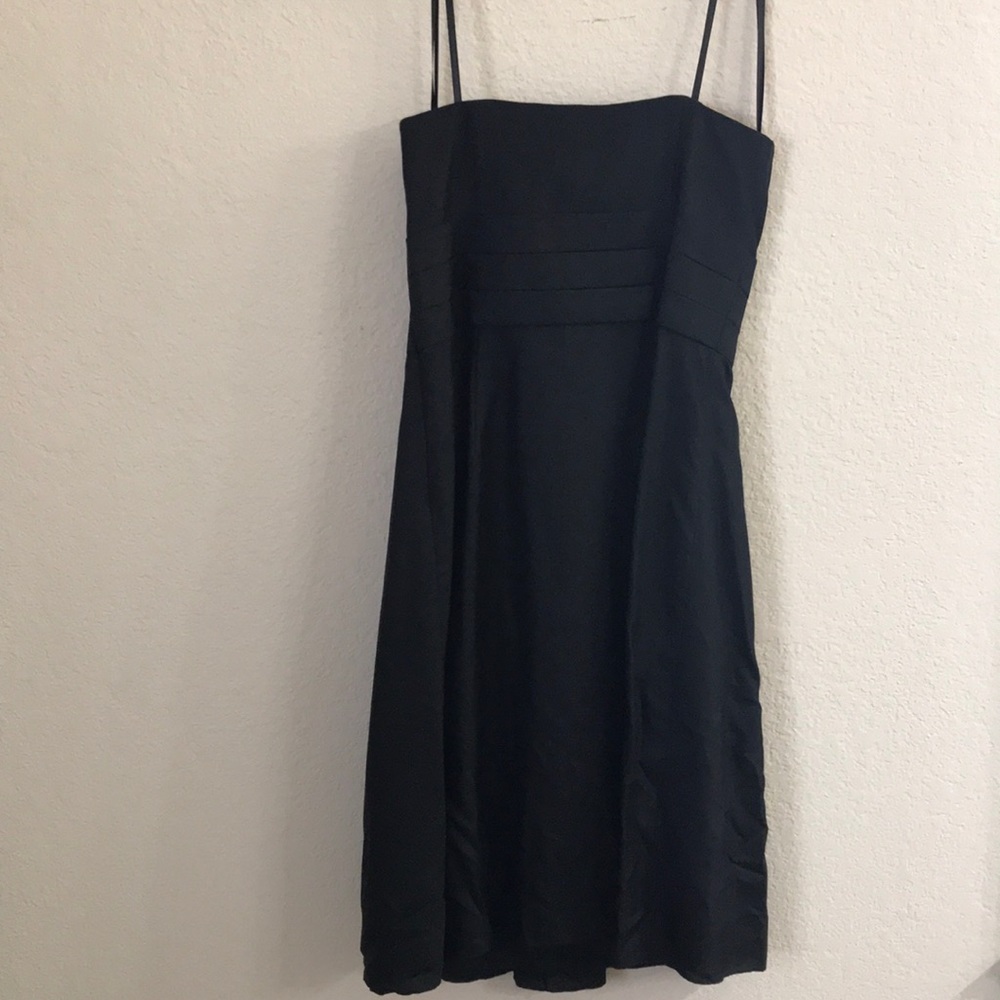 Ann Taylor silk after 5/cocktail strapless dress